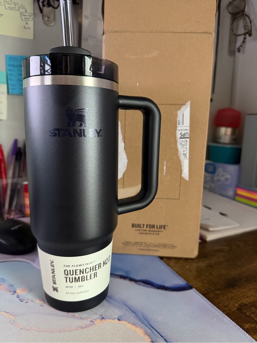 Stanley Tumbler Bottom Label - Black